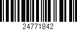 Código de barras (EAN, GTIN, SKU, ISBN): '24771842'