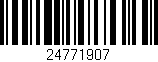 Código de barras (EAN, GTIN, SKU, ISBN): '24771907'
