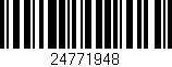 Código de barras (EAN, GTIN, SKU, ISBN): '24771948'
