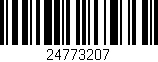 Código de barras (EAN, GTIN, SKU, ISBN): '24773207'