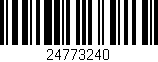Código de barras (EAN, GTIN, SKU, ISBN): '24773240'