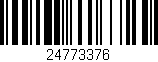 Código de barras (EAN, GTIN, SKU, ISBN): '24773376'
