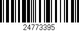 Código de barras (EAN, GTIN, SKU, ISBN): '24773395'