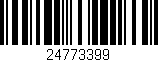 Código de barras (EAN, GTIN, SKU, ISBN): '24773399'