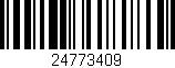 Código de barras (EAN, GTIN, SKU, ISBN): '24773409'