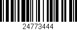 Código de barras (EAN, GTIN, SKU, ISBN): '24773444'