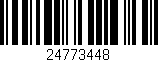 Código de barras (EAN, GTIN, SKU, ISBN): '24773448'