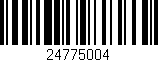 Código de barras (EAN, GTIN, SKU, ISBN): '24775004'