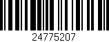 Código de barras (EAN, GTIN, SKU, ISBN): '24775207'