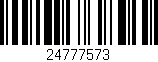 Código de barras (EAN, GTIN, SKU, ISBN): '24777573'