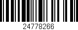 Código de barras (EAN, GTIN, SKU, ISBN): '24778266'