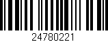 Código de barras (EAN, GTIN, SKU, ISBN): '24780221'