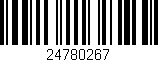 Código de barras (EAN, GTIN, SKU, ISBN): '24780267'