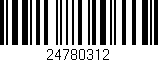 Código de barras (EAN, GTIN, SKU, ISBN): '24780312'