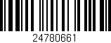 Código de barras (EAN, GTIN, SKU, ISBN): '24780661'