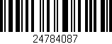 Código de barras (EAN, GTIN, SKU, ISBN): '24784087'