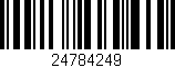 Código de barras (EAN, GTIN, SKU, ISBN): '24784249'