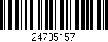 Código de barras (EAN, GTIN, SKU, ISBN): '24785157'
