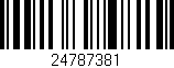 Código de barras (EAN, GTIN, SKU, ISBN): '24787381'