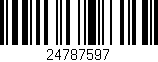 Código de barras (EAN, GTIN, SKU, ISBN): '24787597'