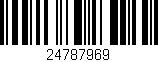 Código de barras (EAN, GTIN, SKU, ISBN): '24787969'