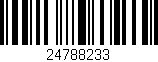Código de barras (EAN, GTIN, SKU, ISBN): '24788233'