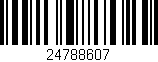 Código de barras (EAN, GTIN, SKU, ISBN): '24788607'