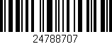 Código de barras (EAN, GTIN, SKU, ISBN): '24788707'