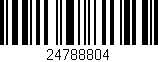 Código de barras (EAN, GTIN, SKU, ISBN): '24788804'