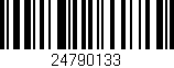 Código de barras (EAN, GTIN, SKU, ISBN): '24790133'