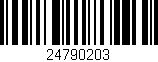 Código de barras (EAN, GTIN, SKU, ISBN): '24790203'