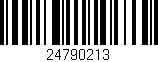 Código de barras (EAN, GTIN, SKU, ISBN): '24790213'