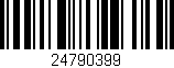 Código de barras (EAN, GTIN, SKU, ISBN): '24790399'