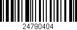 Código de barras (EAN, GTIN, SKU, ISBN): '24790404'