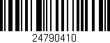 Código de barras (EAN, GTIN, SKU, ISBN): '24790410'