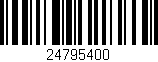 Código de barras (EAN, GTIN, SKU, ISBN): '24795400'