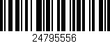 Código de barras (EAN, GTIN, SKU, ISBN): '24795556'