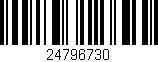 Código de barras (EAN, GTIN, SKU, ISBN): '24796730'