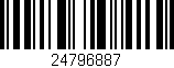 Código de barras (EAN, GTIN, SKU, ISBN): '24796887'