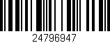 Código de barras (EAN, GTIN, SKU, ISBN): '24796947'