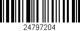 Código de barras (EAN, GTIN, SKU, ISBN): '24797204'