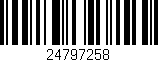 Código de barras (EAN, GTIN, SKU, ISBN): '24797258'