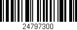 Código de barras (EAN, GTIN, SKU, ISBN): '24797300'