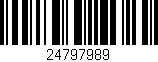 Código de barras (EAN, GTIN, SKU, ISBN): '24797989'