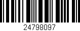 Código de barras (EAN, GTIN, SKU, ISBN): '24798097'