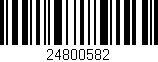 Código de barras (EAN, GTIN, SKU, ISBN): '24800582'