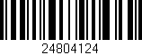 Código de barras (EAN, GTIN, SKU, ISBN): '24804124'