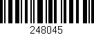 Código de barras (EAN, GTIN, SKU, ISBN): '248045'