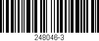 Código de barras (EAN, GTIN, SKU, ISBN): '248046-3'