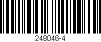 Código de barras (EAN, GTIN, SKU, ISBN): '248046-4'
